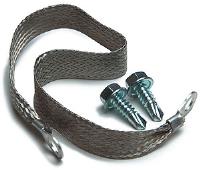 Engine Ground Strap (1) 11", 10 Gauge, HD Strap