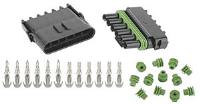 Weatherpack Connector Kit (1) Male, (1) Female, Terminals