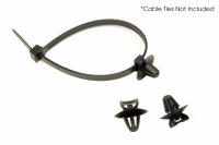 Cable Tie Mounting Clips [1/4 in. Hole, Set of 20]