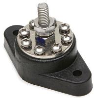 8-Point Distribution Block 5/16 in. Black