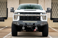 3202EF0B Evolution Front Bumper, Base Fits Select Chevy Silverado 2500 HD/3500 HD