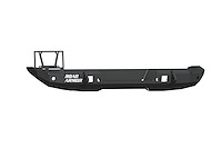 5182R0B Stealth Rear Bumper, Mid Width, Steel, Satin Black, Fits Select Jeep Wrangler