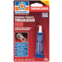Red Permanent Strength Threadlocker 6ml Tube