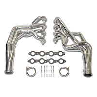 D3352 GM LS Engine Swap Metallic Ceramic Coat Long Tube Headers for 1970-1974 Chevrolet Camaro/Pontiac Firebird