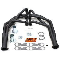 Black Hi-Temp Coated Headers 1967-1969 Small Block Chevy 265-400 1-3/4" Tube Diameter