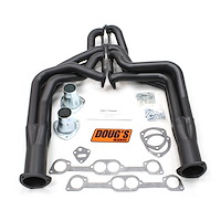 Black Hi-Temp Coated Headers 1967-1969 Pontiac 326-455 1-7/8" Tube Diameter