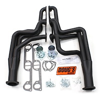 Black Hi-Temp Coated Headers 1968-1972 Pontiac 326-455 1-3/4" Tube Diameter