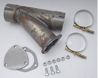 Y-Pipe Exhaust Cut-Out 2.5"