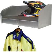 Double Bay Helmet/Uniform Shelf 25.25" W x 12" H x 15" D