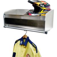 Double Bay Helmet/Uniform Shelf 28.5" W x 12" H x 15" D