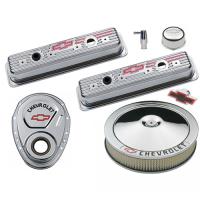 Chevy Centerbolt Chrome Dress-Up Kit 1987-Later Small Block Chevy