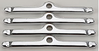 Chrome Valve Cover Hold Down Clamps Chevy Small Block & V6/90 Engines Through 1986