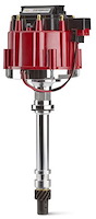 141-685 HEI Distributor w/Locked-Out Vacuum Advance for Chevy Small & Big Block Engines [Red Cap]