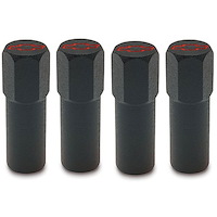 Valve Cover Mini Nuts for Black Crinkle Finish with Red Bowtie