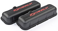 1965-Up Big Block Chevy Tall Valve Cover in Black Crinkle Finish