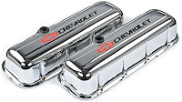 1965-Up Big Block Chevy Tall Valve Cover in Chrome Finish