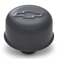 Officially-Licensed Chevy Push-In Air Breather Cap [Shark Gray]