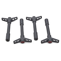 Valve Cover Wing Nuts Small Block & Big Block Chevy [Shark Gray w/Chevy Bowtie]