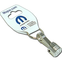 Mopar Logo Piston & Rod Keychain