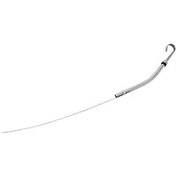 Chrome Oil Dipstick & Tube for 1955-1979 Small Block Chevy with Driver Side Dipstick
