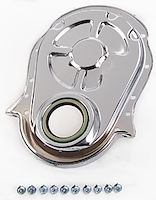 Chrome Timing Chain Cover for 1965-1990 Big Block Chevy Mark IV 396-454ci