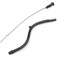 66170 Locking Transmission Dipstick for Chrysler TorqueFlite 727 Big Block V8 [Black]