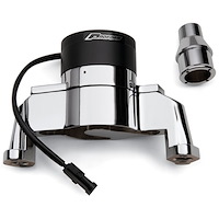 Electric Water Pump Small Block Chevy in Polished Finish