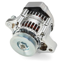 1-Wire Mini Alternator 50 AMP in Chrome Finish