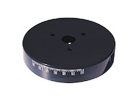 Aluminum Harmonic Balancer Cover for Small Block Chevy with 6-3/4" Balancer in Black