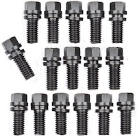 Wedge-Locking Header Bolts for Big Block Chevy , Big Block Mopar 413, Small Block Ford in 3/8" x 3/4" Long
