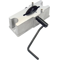 Engine Piston Ring Filer with Abrasive Wheel [Hand Crank]