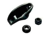 Stamped Steel Long Slot Rocker Arms for Small Block Chevy with 1.5 Ratio & 3/8" Stud
