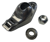 66906C Engine Roller Rocker Arm Set; 1.5 Ratio 3/8 Stud; Stamped Steel; Fits SB Chevy
