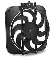 S-Blade Electric Fan with Adjustable Thermostat Universal Fit
