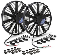 67038 Universal 12 in. Brushless Electric Cooling Fan Kit [Two Fans]