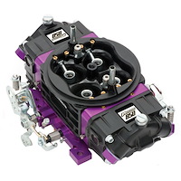 Race Series 850 CFM Drag Race Gasoline Carburetor w/2-Step Down-Leg Boosters [Black Teflon Finish]