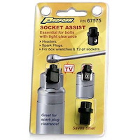 Socket Assist Kit Adapts Socket To 12-Point Wrench