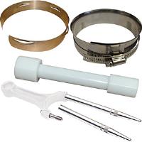 Piston Installation Kit Includes: Squaring Tool, Ring Compressor, Piston Install Tool, 7/16" Rod Bolt Extensions