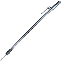 Ford Stainless Steel Flexible Screw-In Oil Dipstick Fits Ford 289/302/351W/429/460 with 5/8"-18 Thread Oil Pan