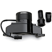 Electric Water Pump Small Block Ford in Black Epoxy Powder Coated Finish