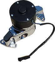 Electric Water Pump Small Block Ford in Chrome Plated Finish