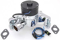 Electric Water Pump Big Block Chevy in Chrome Plated Finish