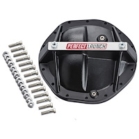 69505 Perfect Launch Differential Cover for GM 14-Bolt 9.5 in. Rear End [Black Aluminum]