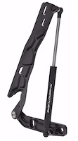1186BF Billet Aluminum Hood Hinge Kit for Select 1978-1988 GM Cars w/Fiberglass Hood [Black Anodized Air Frame]