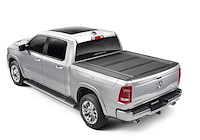 AX32011 Armor Flex Hard Folding Cover, Fits Select Ram 5'7" Bed Crew w/ RamBox w/o, Black Track System, Black Textured