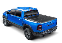 UX32013 Ultra Flex Hard Folding Cover, Select Ram 1500 6'4 Bed w/o RamBox w/ Multifunction Tailgate, Matte Black Finish