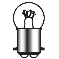 Brite Bulb Straight Pin Clear