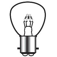 Brite Bulb Straight Pin Clear