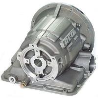 Superglide 2-Piece Transmission Case Case with factory installed needle roller bearing in the hub