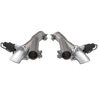 Aggressor Cutout Pipe Kit 2012-2018 Jeep Grand Cherokee SRT, Trackhawk & Durango SRT